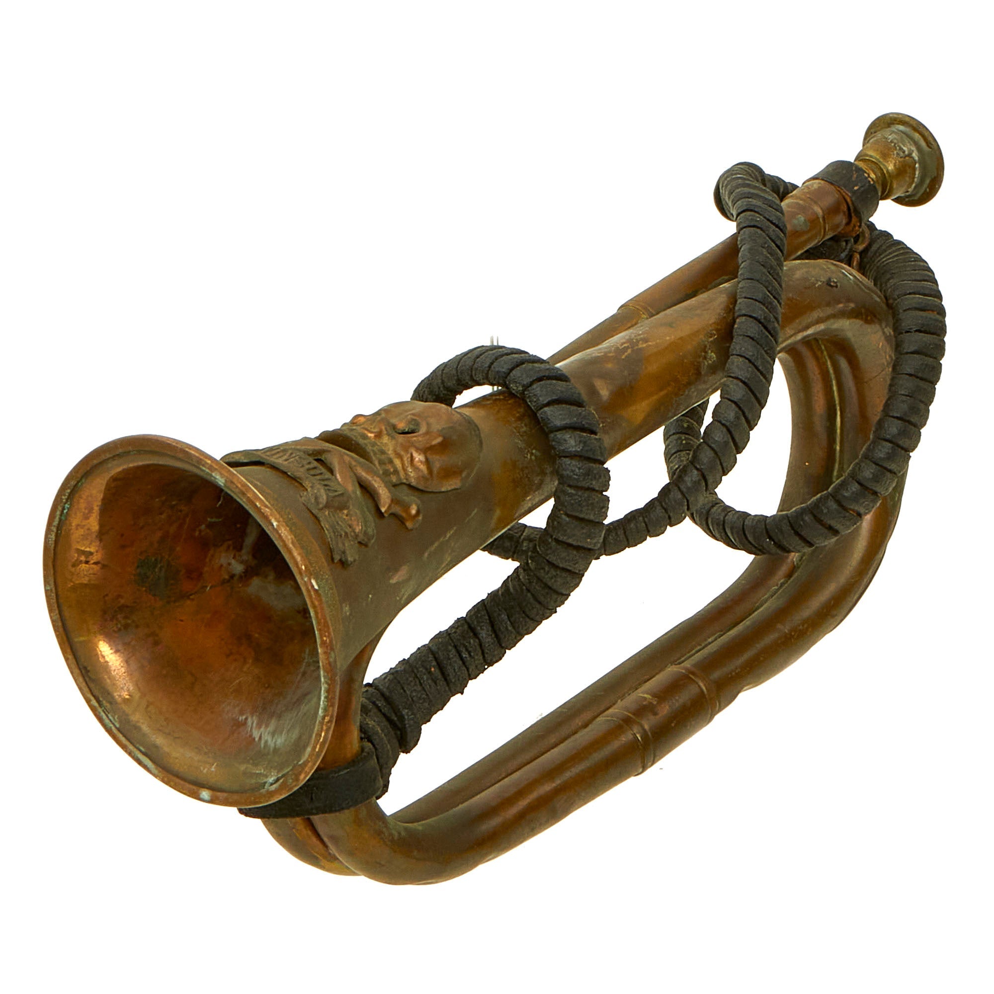 Wwi Copper And Brass Military Bugle