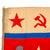 Original Cold War Era Soviet Naval Flag of Fleet Commander Dated 1983 - 56” x 35” Original Items