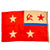 Original Cold War Era Soviet Naval Flag of Fleet Commander Dated 1983 - 56” x 35” Original Items