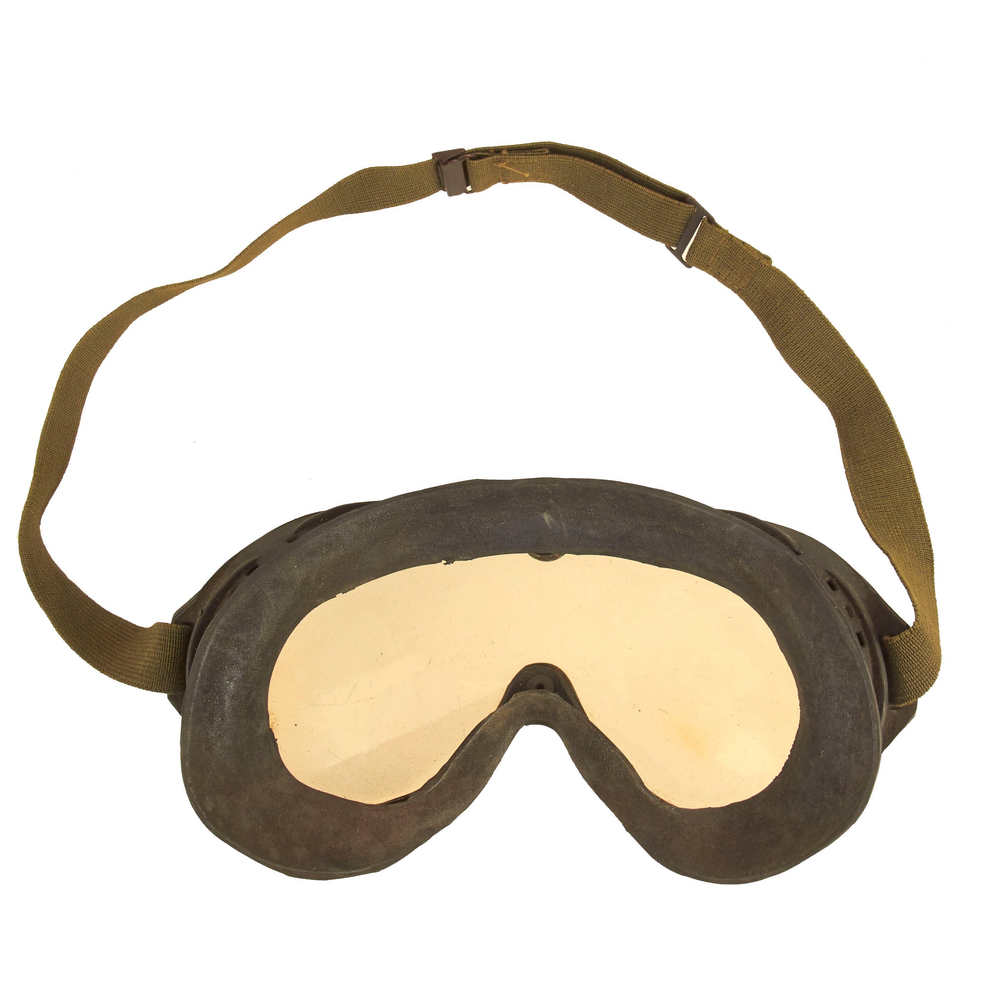 Original U.S. WWII M38 Tanker Helmet by Rawlings with Goggles - Size 6 ...
