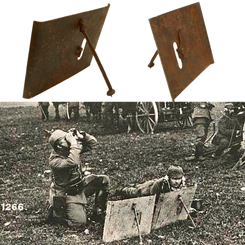 Original German WWI Trench Shield Original Items