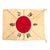 Original Japanese WWII Hand Painted Canvas Good Luck Flag - 19" x 26" Original Items