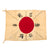 Original Japanese WWII Hand Painted Canvas Good Luck Flag - 19" x 26" Original Items