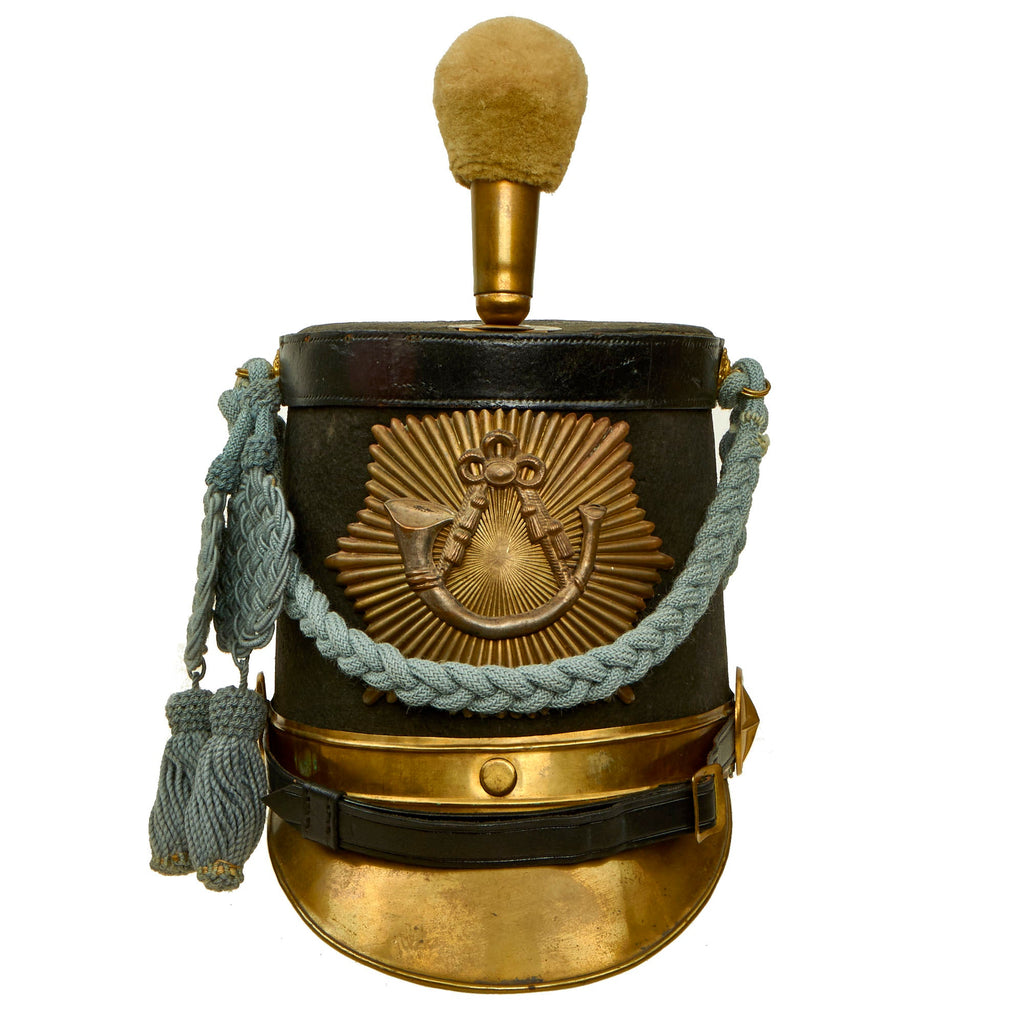 Original U.S. Late 19th Century - Early 20th Century US Army M1832 Style Infantry Shako With Plume Original Items