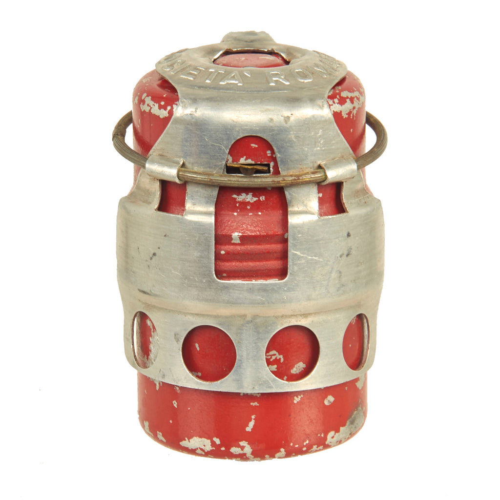 Original Italian WWII Model 35 Red Devil Grenade by Societa Romana - Bomba a Mano Mod. 35 Original Items