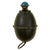 Original German WWII Model 39 Egg Hand Grenade with Original Fuze & Wings - Inert Eierhandgranate Original Items