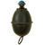 Original German WWII Model 39 Egg Hand Grenade with Original Fuze & Wings - Inert Eierhandgranate Original Items