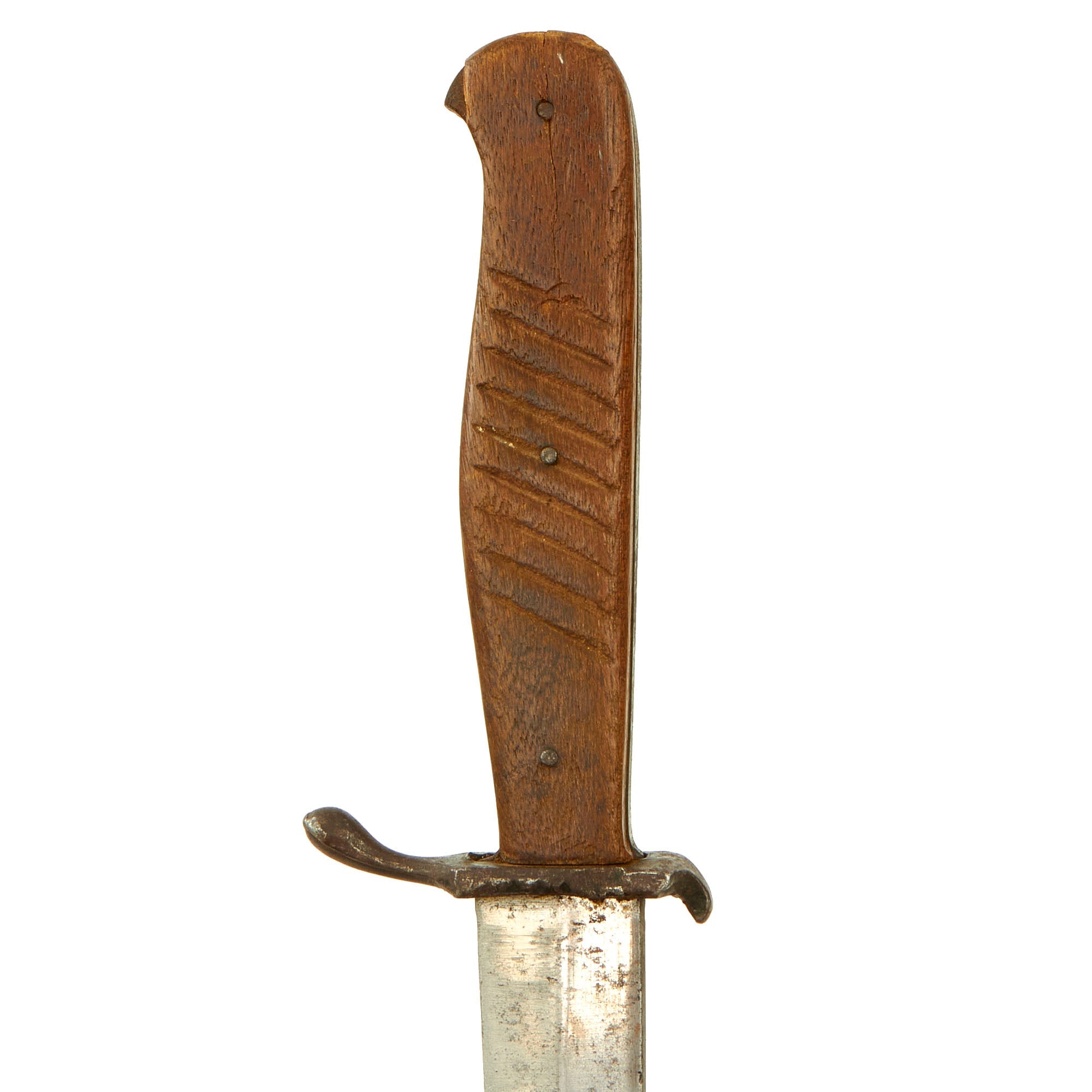 German WWI Trench Knife with Metal Scabbard