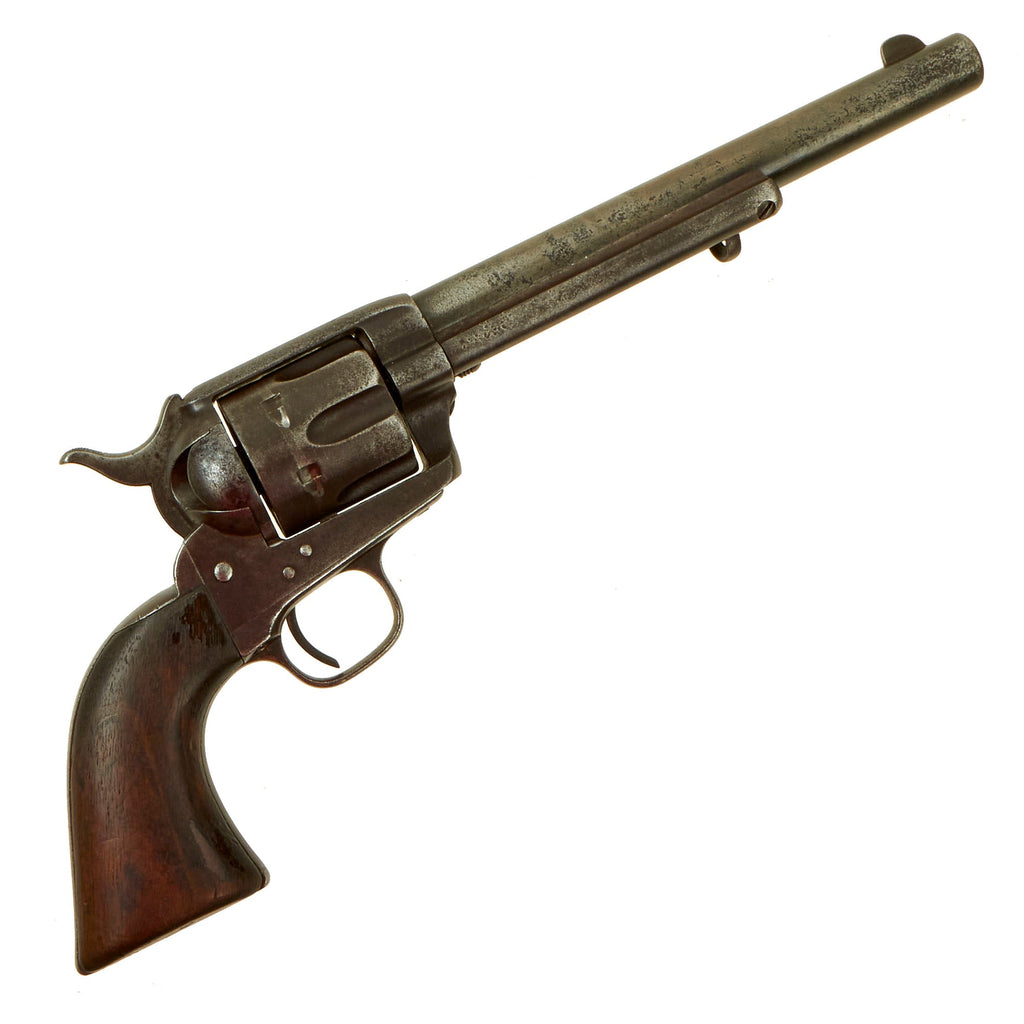 Original U.S. Colt .45cal Single Action Army Revolver made in 1877 with 7 1/2" Barrel - Matching Serial 40333 Original Items