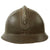 Original French WWII Model 1926 Adrian Infantry Helmet with 55cm Liner & Chinstrap - Olive Green Original Items