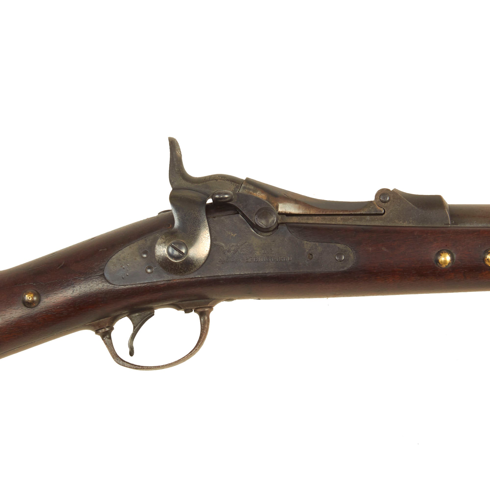 Original U.S. Springfield Trapdoor M1884 Rifle Converted to Saddle Rin ...