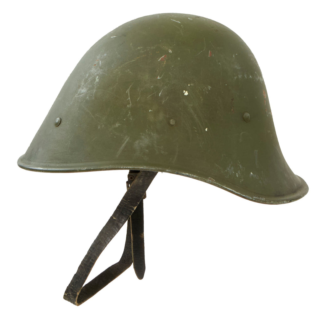 Original Netherlands WWII Dutch M23/27 Steel Helmet - Complete –  International Military Antiques