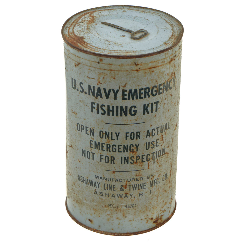 Original WWII U.S. Navy Emergency Fishing Kit No.5 by Ashaway Line