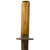 Original U.S. WWII Theater Made Fighting Knife With Spent 20mm Shell Casing Handle and  Leather Scabbard Original Items