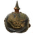 Original German WWI Named & Unit-Marked Prussian M1895 Pickelhaube Spiked Helmet with Original Cockades and Broken Chinstrap - Marked to 30th Pioneer Regiment - Size 57