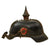 Original German WWI Named & Unit-Marked Prussian M1895 Pickelhaube Spiked Helmet with Original Cockades and Broken Chinstrap - Marked to 30th Pioneer Regiment - Size 57 Original Items