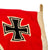 Original German WWII 80cm x 135cm National Battle Flag by LOH - Reichskriegsflagge Original Items