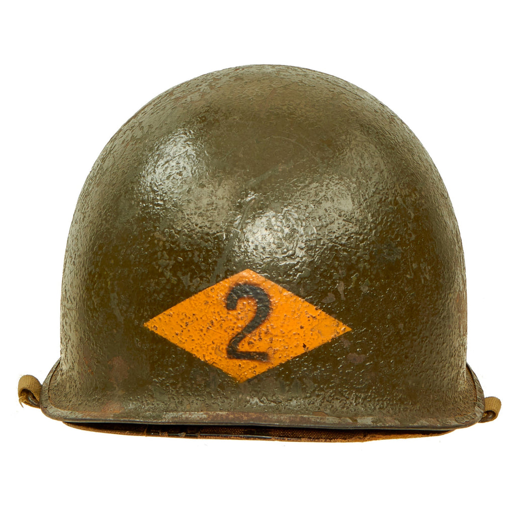 Original Film Prop US WWII Saving Private Ryan 2nd Ranger Battalion M1 Helmet With Original WWII CAPAC Liner Original Items