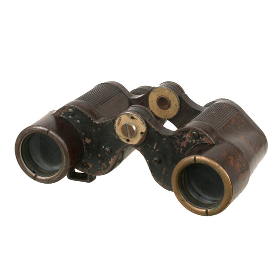 Original German WWII Rare Bakelite 6x30 Dienstglas Binoculars by Emil Busch (cxn) Original Items