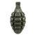 Original U.S. Cold War Era Oversized Resin Mk. II Pineapple Grenade with M213 Fuze & American Flag-Painted Spoon - Contemporary