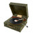 Original U.S. WWII U.S. Army Phonograph Player by Boetsch Brothers with 1947 U.S. Special Services Cowboy Medley Record