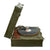 Original U.S. WWII U.S. Army Phonograph Player by Boetsch Brothers with 1947 U.S. Special Services Cowboy Medley Record