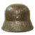 Original German WWII M18 Transitional Heer Army Double Decal Helmet with Interwar Liner & Chinstrap - Stamped "Bell" L64 Original Items