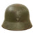 Original German WWII Extra Small Heer M35 Double Decal Helmet with 1937 Dated 53cm Liner & Chinstrap - Stamped ET60 Original Items