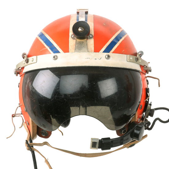 Original U.S. Cold War Air Force P-4A Flight Helmet with Paint Scheme by General Textile Mills -  Dated 1957 Original Items