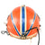 Original U.S. Cold War Air Force P-4A Flight Helmet with Paint Scheme by General Textile Mills -  Dated 1957