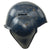 Original U.S. WWII USAAF Bomber Crew M5 Steel FLAK Helmet Repainted Blue with Air Force Insignia