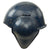 Original U.S. WWII USAAF Bomber Crew M5 Steel FLAK Helmet Repainted Blue with Air Force Insignia