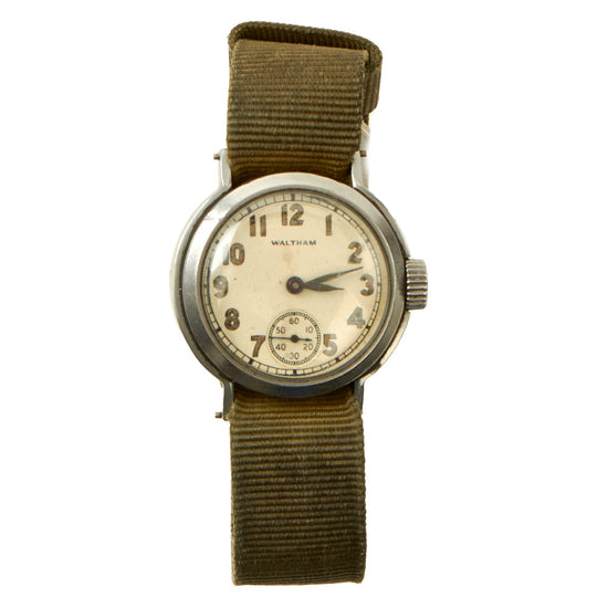 Original U.S. WWII Ordnance Department Wrist Watch by Waltham - Fully Functional