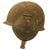 Original U.S. WWII USAAF Bomber Crew M3 Steel FLAK Helmet with Painted U.S. Army & Medic / Cross Symbols - Full Liner & Chinstrap