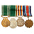 Original South African WWII & Later Military Medal Lot - 4-Medal Bar & 4 Loose Medals - 4 Mini Medals Original Items