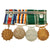 Original South African WWII & Later Military Medal Lot - 4-Medal Bar & 4 Loose Medals - 4 Mini Medals Original Items