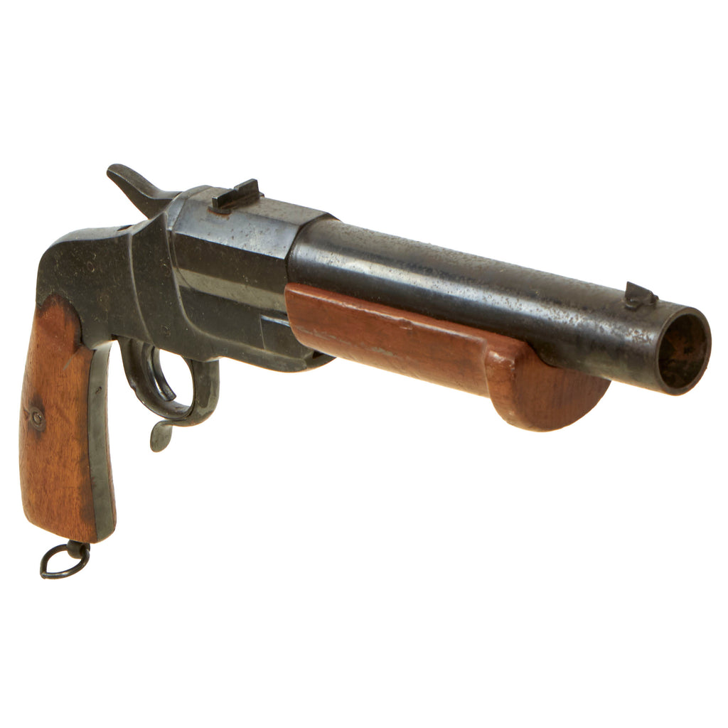 Original German WWII Police Reizstoffpistole Tear Gas Pistol Made from WWI 1896 Hebel Flare Pistol