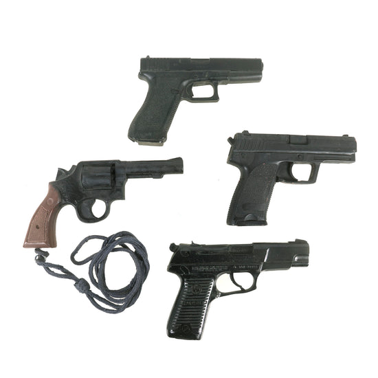 Original U.S. Police Rubber Dummy Trainer Pistols - Lot of 4