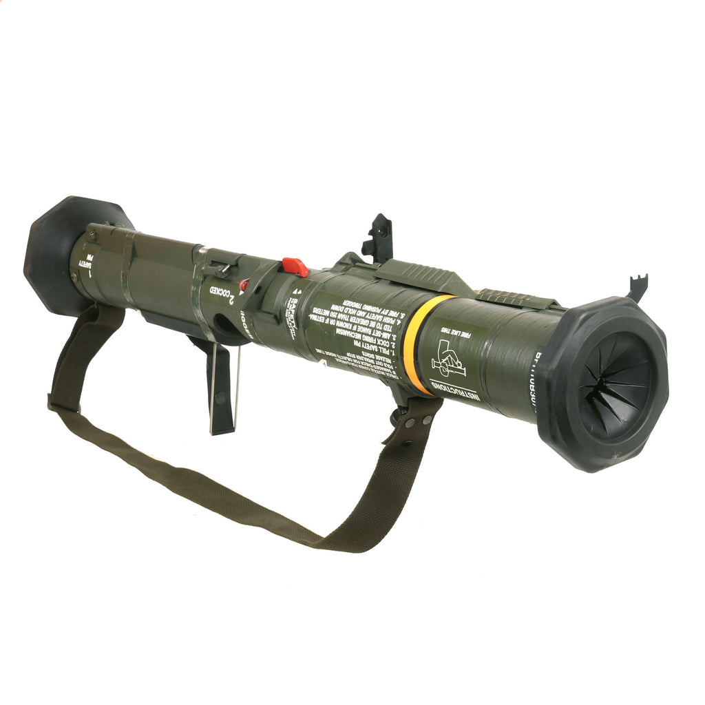 Original U.S. M163 AT-4 Recoilless Smoothbore 84mm Anti-Tank Launcher with Sling - Inert Original Items