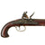Original British Silver Mounted Officer's Flintlock Pistol with Brass Barrel, Tiger Flame Stock, and EIC Lock Dated 1813 Original Items