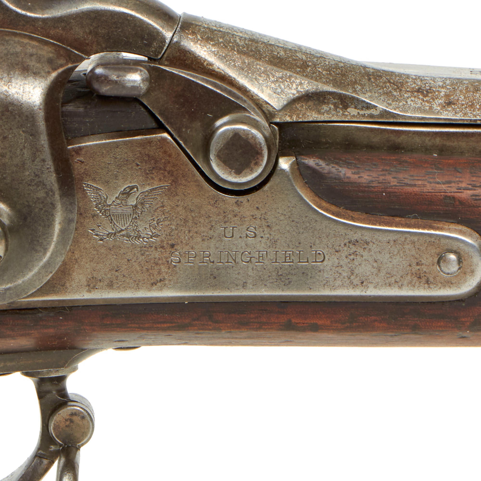 Original U.S. Civil War Springfield M-1863 Rifle Converted to M-1870 S ...