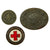 Original German WWII USGI Bring Back Tinnie and Badge Grouping with DRK and HJ Items - 10 Items