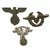 Original German WWII USGI Bring Back Tinnie and Badge Grouping with DRK and HJ Items - 10 Items