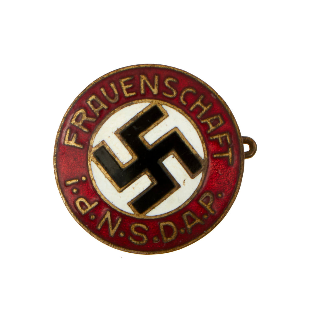 Original German NSDAP Women's League Enamel Membership Badge Pin - NS-Frauenschaft Original Items