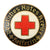 Original German WWII Early Red Cross DRK Helper Pin by Ernst L. Müller - Deutsches Rotes Kreuz Helferin Original Items