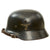 Original German WWII Luftwaffe M35 Double "Droop Tail" Decal Steel Helmet with 1939 Dated Liner & Chinstrap - marked SE64 Original Items