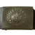 Original German WWII Wehrmacht Army Heer Leather Belt with Steel Buckle by Hermann Aurich - dated 1942 Original Items