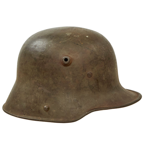 Original Imperial German WWI M16 Stahlhelm Helmet with Full M17 Liner - Marked Si. 62 Original Items