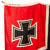 Original German WWII Kriegsmarine Large 200cm x 335cm Naval Battle Flag by Fahnen Hoffmann K.-G. - Reichskriegsflagge Original Items