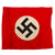 Original German WWII NSDAP National Socialist 14" x 20" Pennant and Small 11" x 14" Flag Set